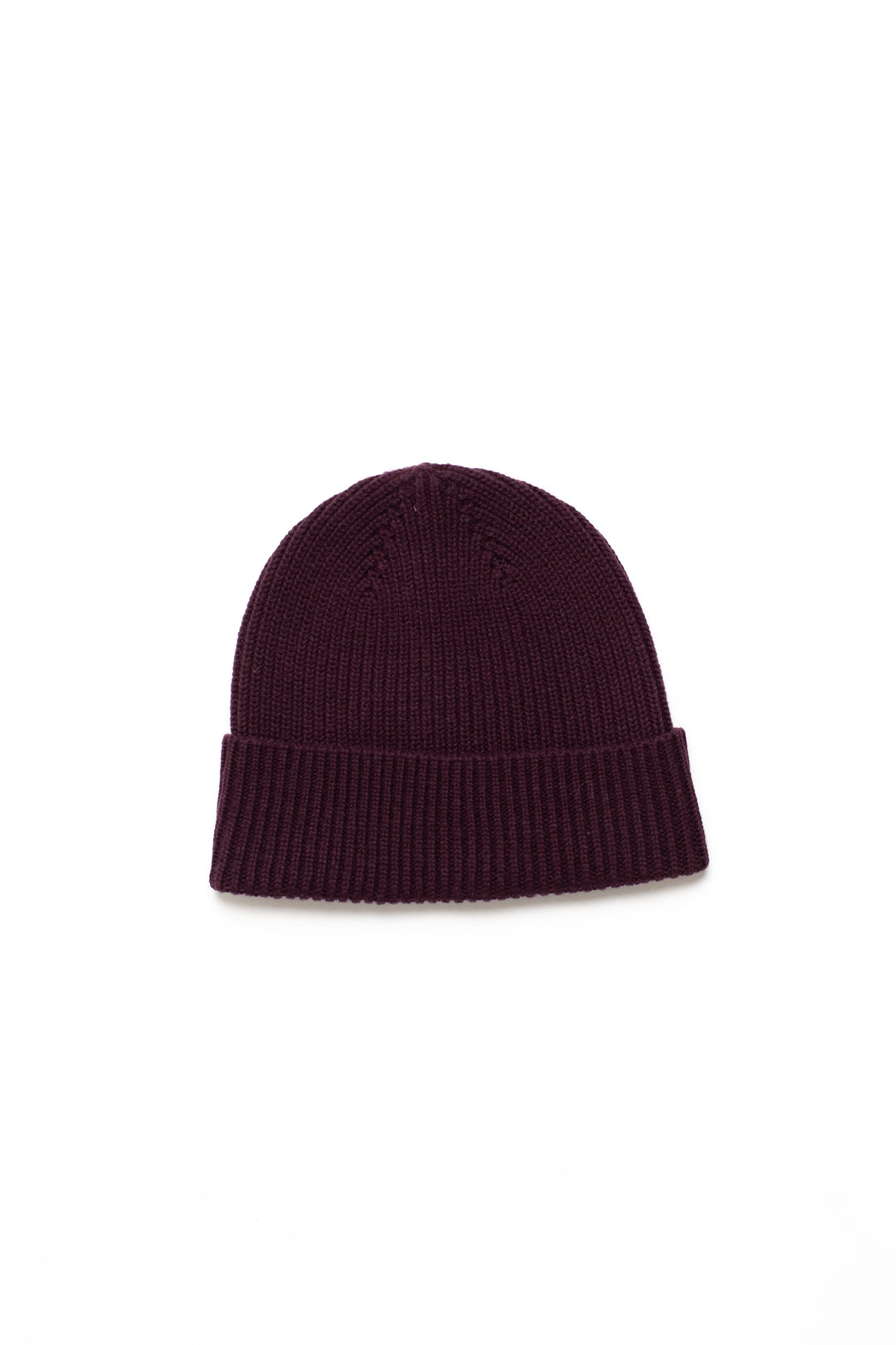 Cashmere Beanie - Aubergine